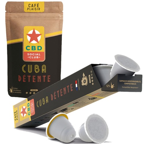 CAFÉ PLAISIR CBD - CUBA DÉTENTE