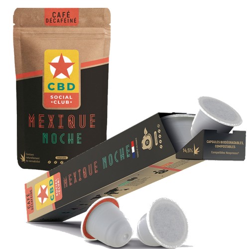 CAFÉ DÉCAFÉINÉ CBD - MEXIQUE NOCHE