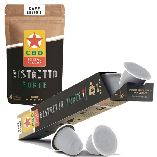CAFÉ ÉNERGIE CBD - RISTRETTO FORTE