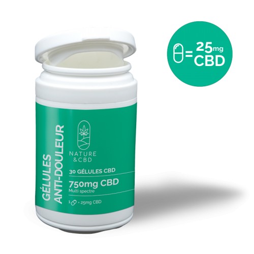 GELULES CBD SYMBIOSE ANTI-DOULEUR