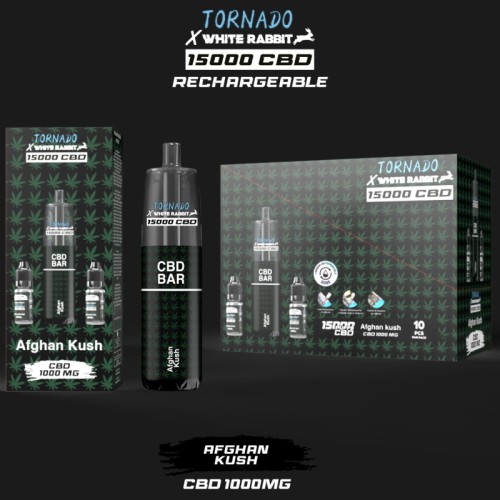 PUFF TORNADO  CBD 15000 1000mg - WHITE RABBIT
