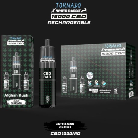 PUFF TORNADO  CBD 15000 1000mg - WHITE RABBIT