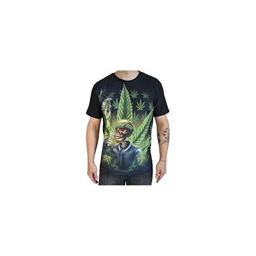 T-shirt Cannabis Skull