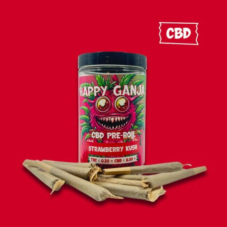Pre-roll Strawberry Kush Happy Ganja